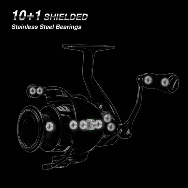Premium high-speed spinning fishing reel, perfect gear for rapid retrieves in freshwater & saltwater.