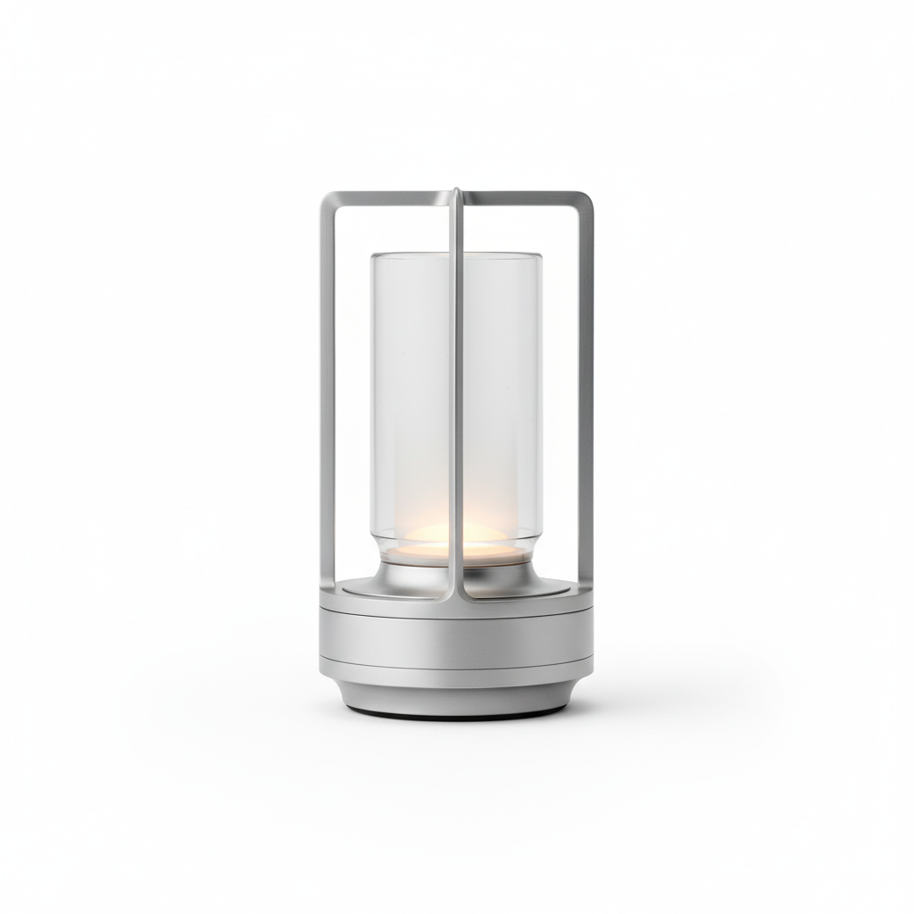 Nordic Crystal Lantern Lamp - Cordless & Rechargeable
