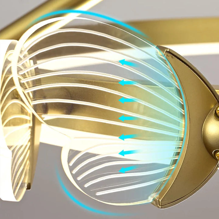 Stylish butterfly LED wall light, offering ambient lighting & a unique decorative touch to any living space.