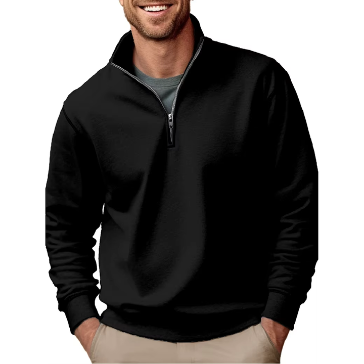 Men's Casual Quarter Zip Sweatshirt