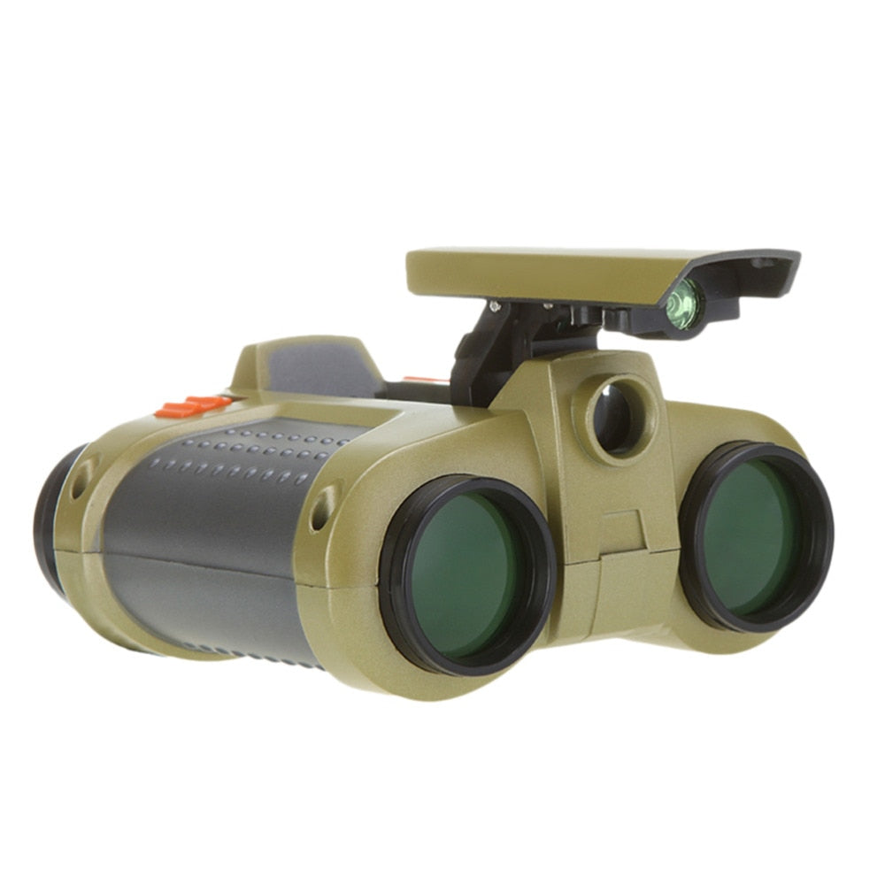 Magnifying kids' night vision binoculars, perfect lightweight educational toy for nature observation.