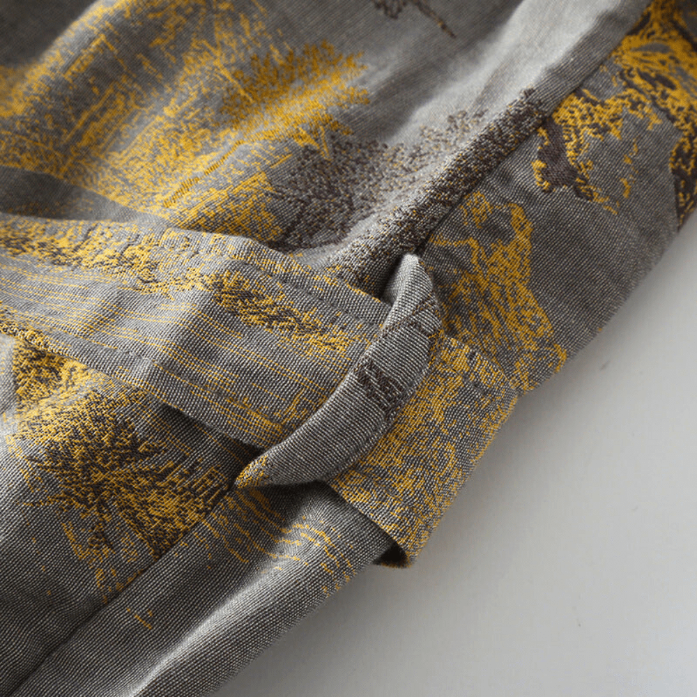 Elegant kimono style bathrobe for adults, great for spa, poolside, or cozy evenings at home.