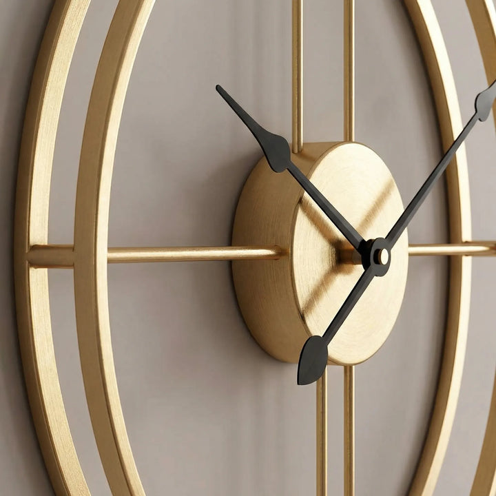 Modern minimalist round clock, perfect for stylish home or office wall decor.