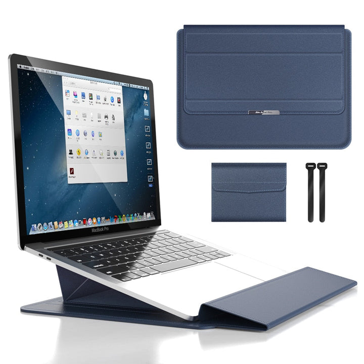 Durable laptop case & tech organizer, a travel accessory for secure device protection & carrying computer essentials.