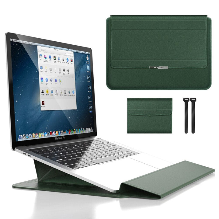 Professional minimalist laptop case & computer bag for organized tech protection, ideal for office & travel.