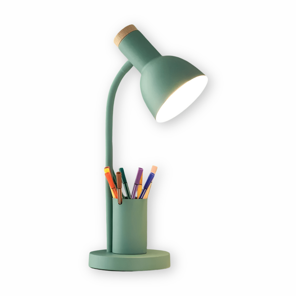 Versatile modern LED desk lamp. Sleek design, adjustable for reading, studying, or office task lighting.