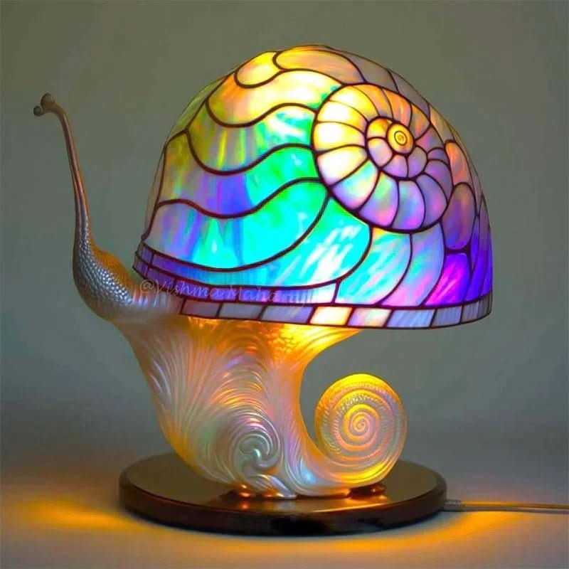Relaxing mosaic lamp, providing elegant cordless ambient light for serene home decor.