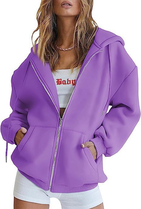 Women's Luxe Velour Full-Zip Hoodie