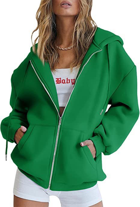 Women's Luxe Velour Full-Zip Hoodie