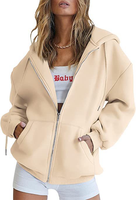 Women's Luxe Velour Full-Zip Hoodie