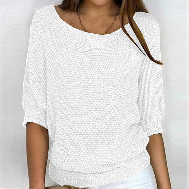 Everyday comfort women's pullover sweater, soft knit for casual warmth.