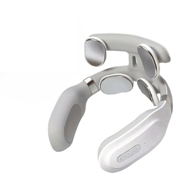 Portable neck and muscle massager with heat therapy. Relieves tension, promotes relaxation.