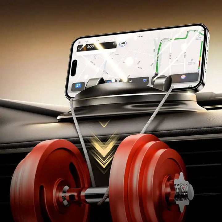 Hands-free smartphone mount for car air vent. Enjoy secure 360° rotation for optimal viewing during drives.