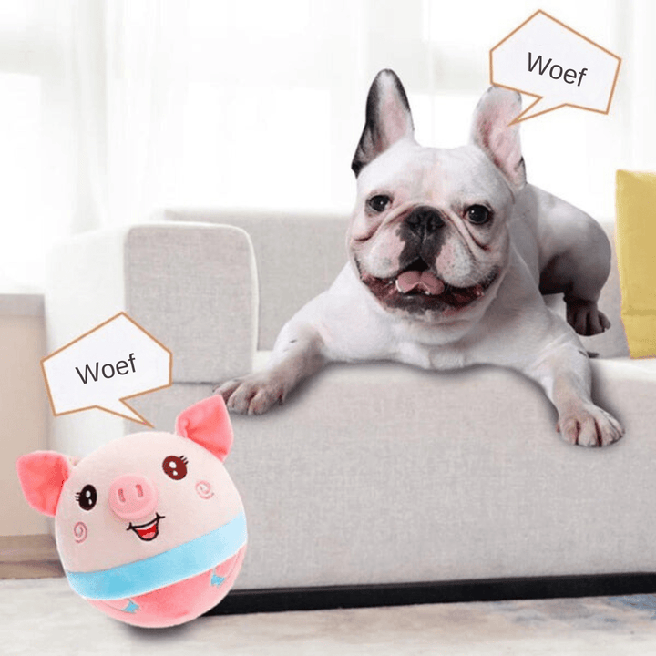 Unisex interactive dog motion ball toy. Automatic, rechargeable, & durable for active dogs & puppies. Provides mental stimulation & fun.