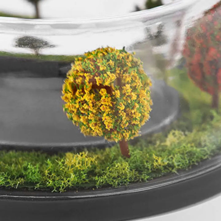 Serene Rainfall humidifier with soothing rain sound, essential oil diffuser for stress relief & better air quality.