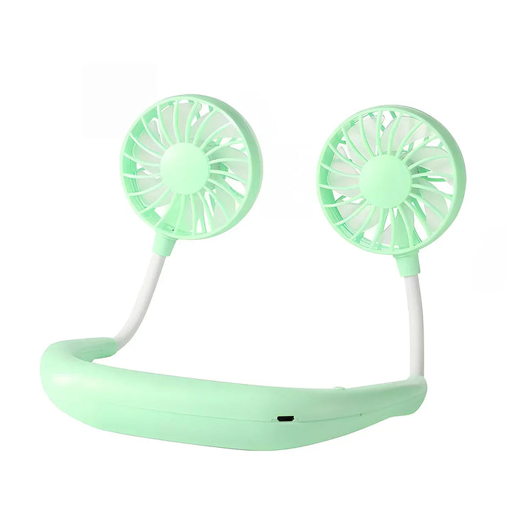 Portable handheld fan, 3 speeds, ideal for travel and personal cooling on the go.