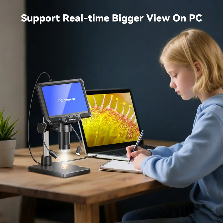 Tavvitaimp18 professional digital microscope for precise PCB, coin, and electronics inspection and repair.