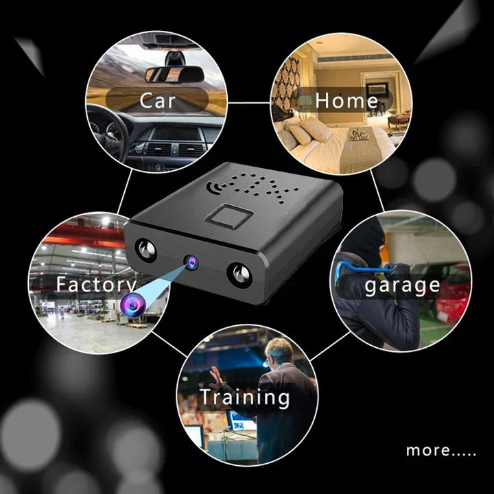 Indoor WiFi security camera, 1080P HD clarity & night vision for reliable wireless home surveillance.