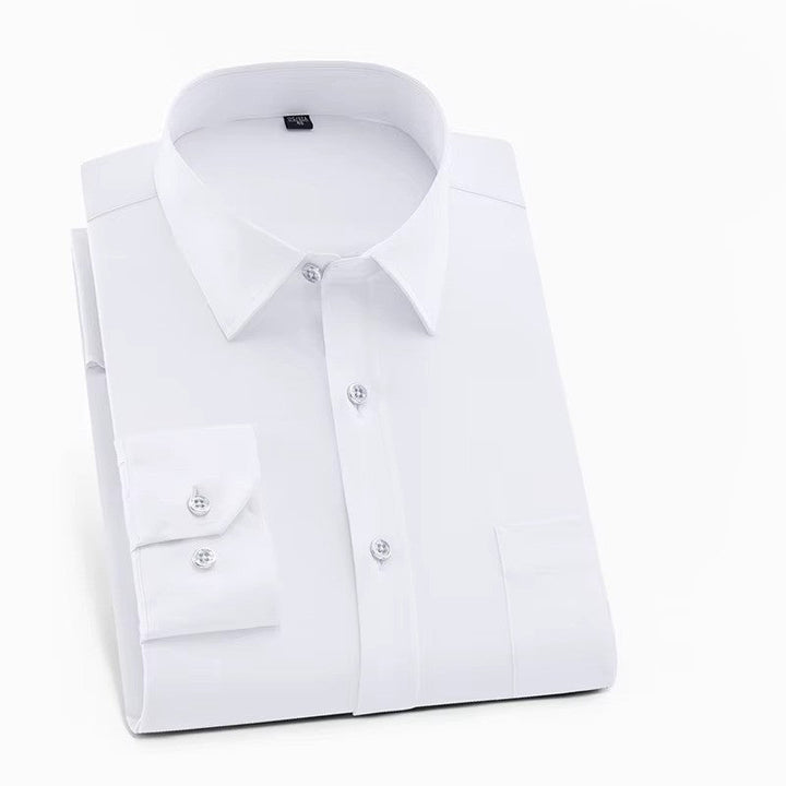 Stylish men's long-sleeve smart casual shirt. Perfect versatile top for office wear & modern men's fashion.