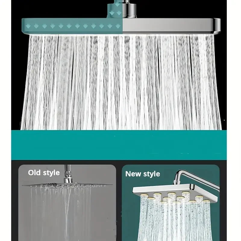 Universal fit 10-inch overhead shower head, providing enhanced water flow for any bathroom upgrade.