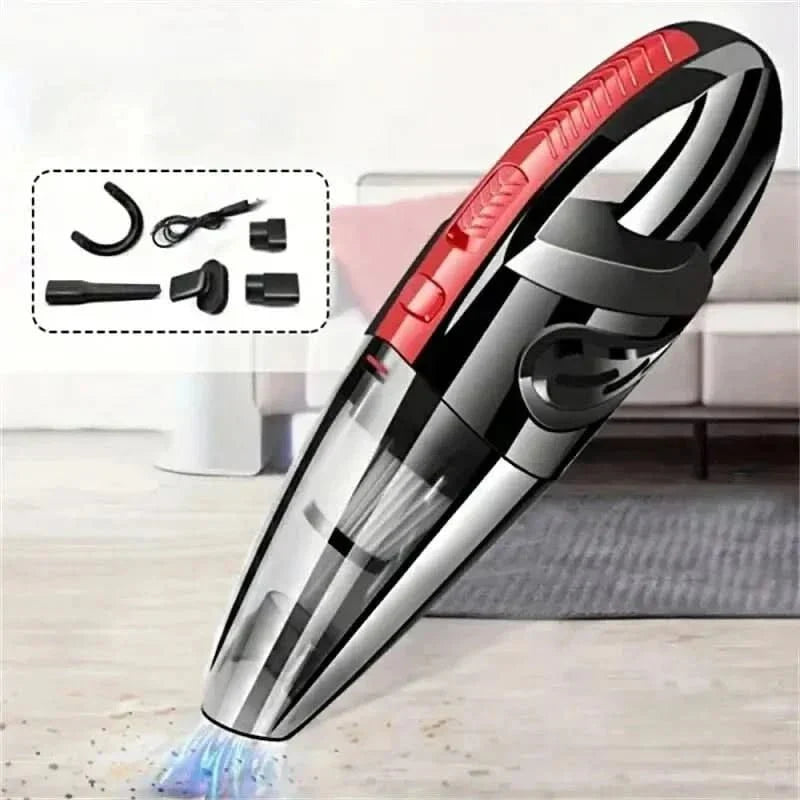 Compact cordless handheld vacuum cleaner for effortless home & car detailing. Powerful suction, lightweight & easy to store.