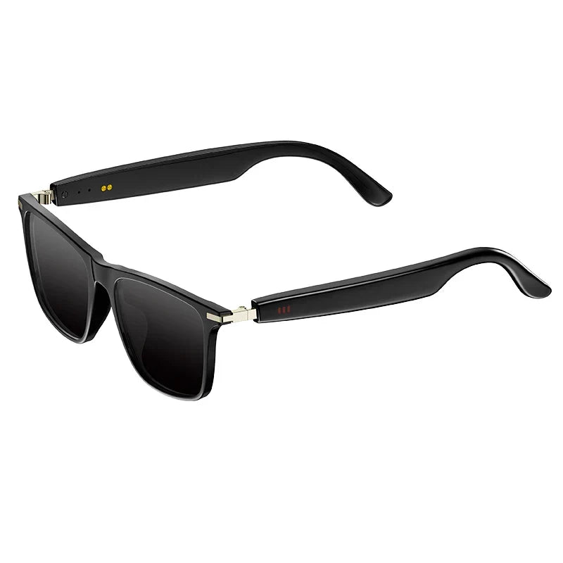 Unisex Bluetooth smart glasses for outdoor hands-free calls, music & UV protection. Tech eyewear with anti-blue light.