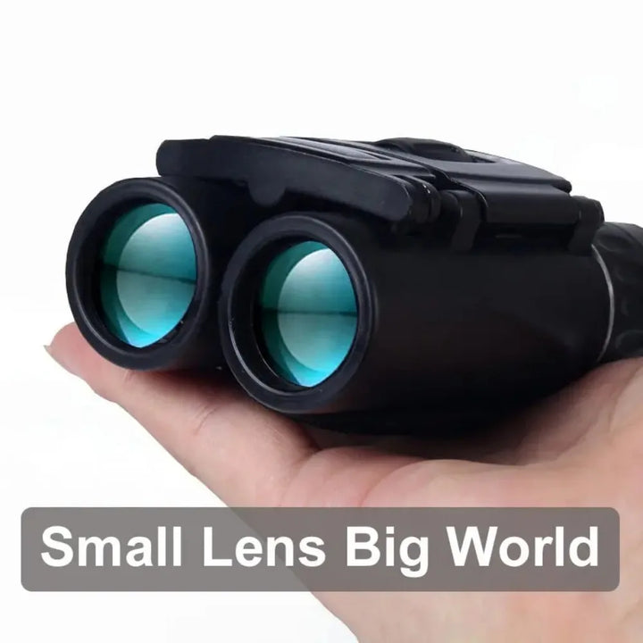 Portable 40x22 HD zoom binoculars, ideal for long-range viewing during outdoor activities & travel.