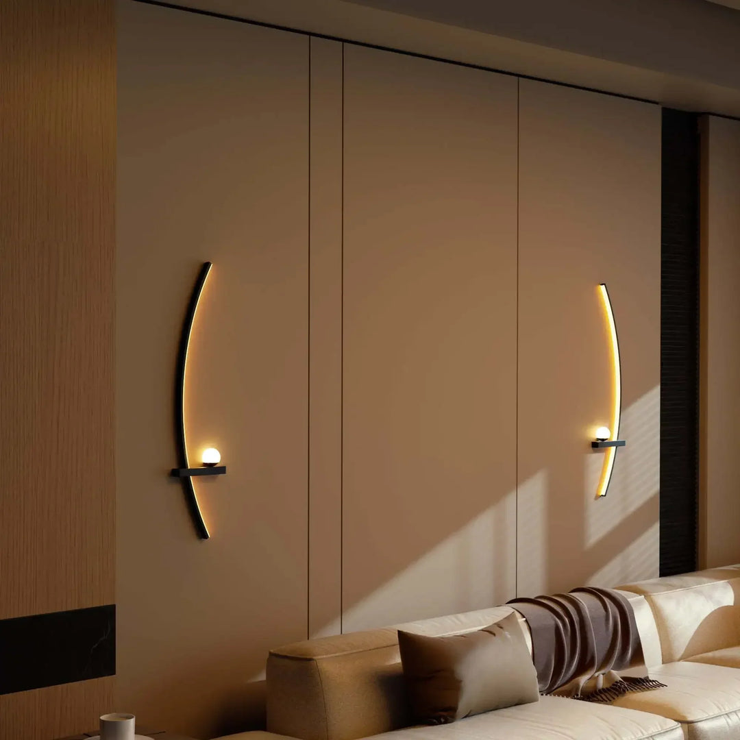 Personalized LED wall lamps, set of 2. Display custom photos with a warm white glow. Great home decor & romantic gift.
