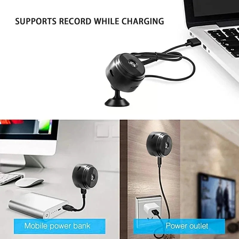 Communicate via Tavvitaimp18 HD wireless security camera with two-way audio for interactive monitoring.