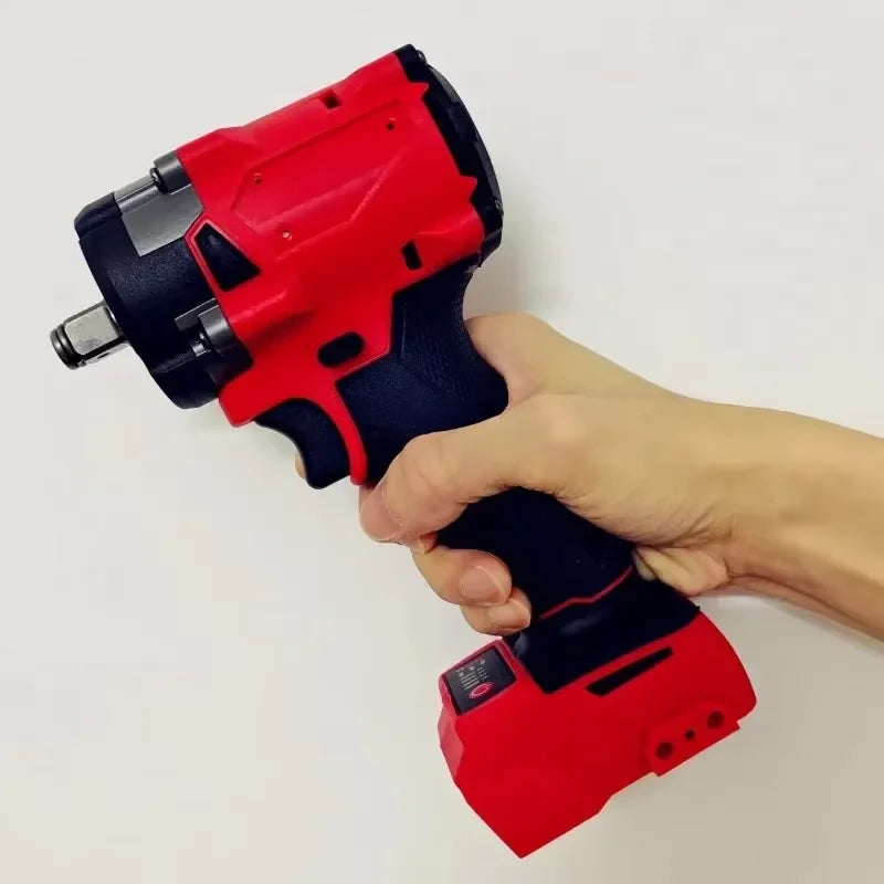 Tavvitaimp18 cordless impact wrench with 370 ft-lb torque, 1/2 inch drive, speed control. A robust automotive power tool.