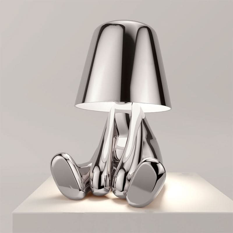 Functional modern LED desk lamp, dimmable for optimal task lighting and ambiance.