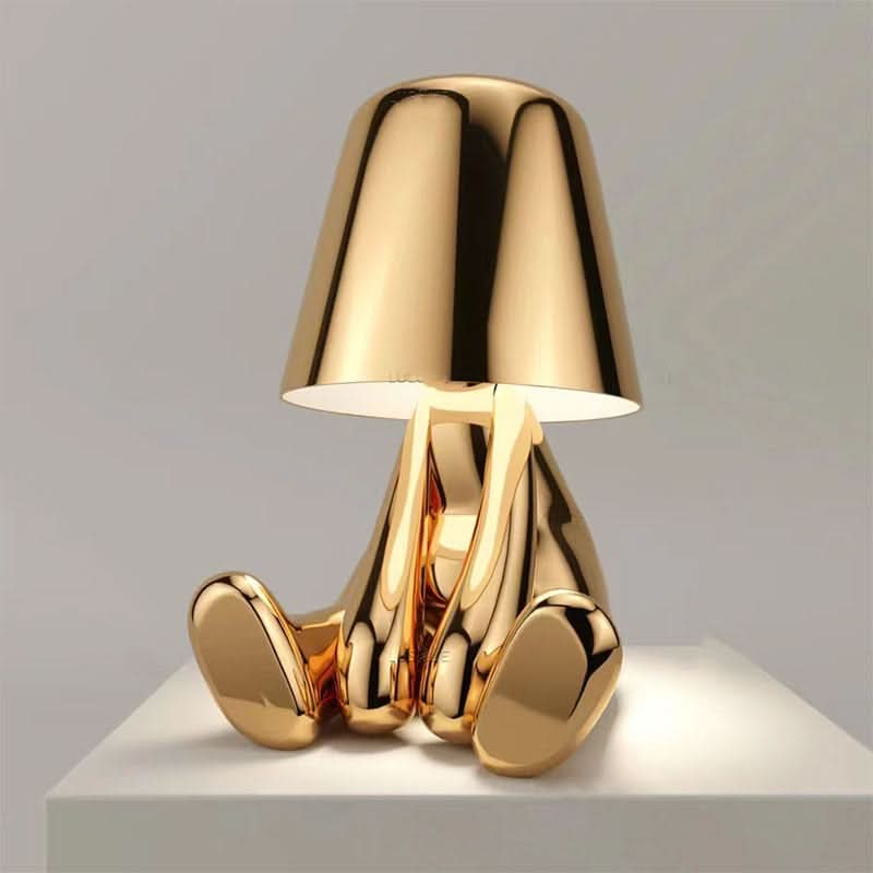 Compact modern LED table lamp, ideal for small spaces, bedside, or office desks.