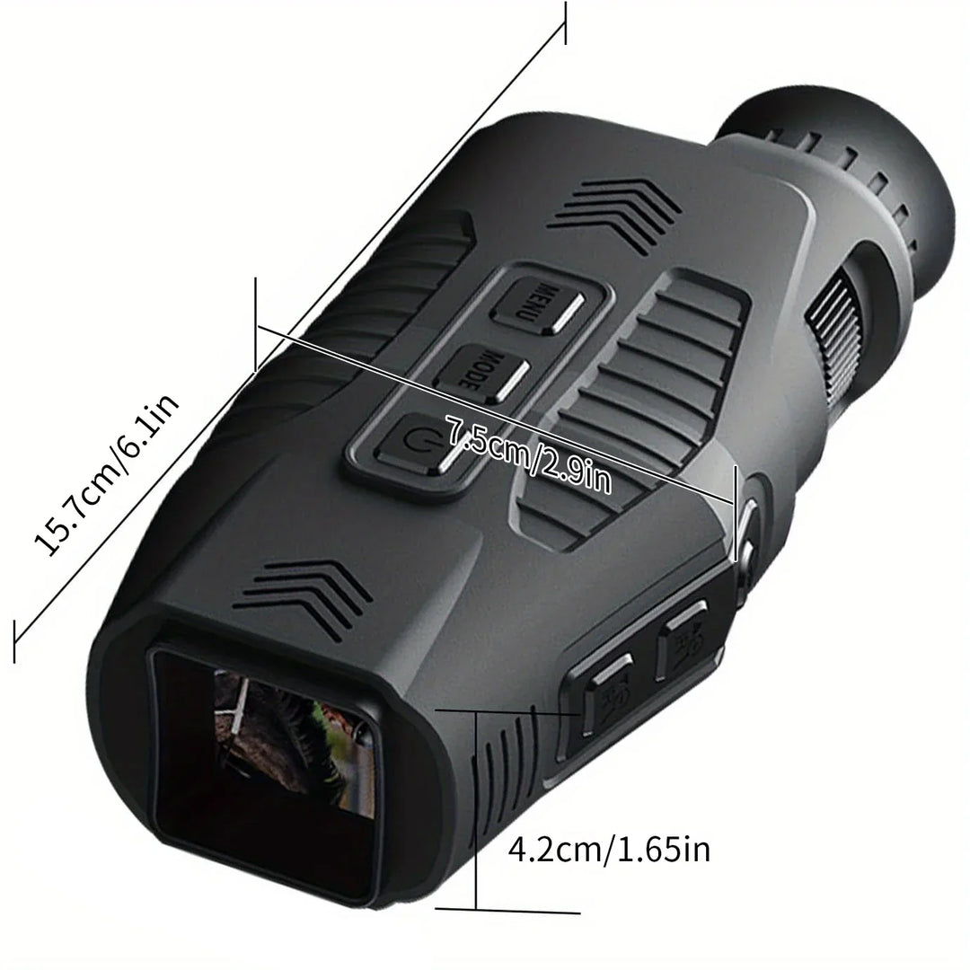 Unisex night vision monocular for clear wildlife observation during camping and nature exploration.