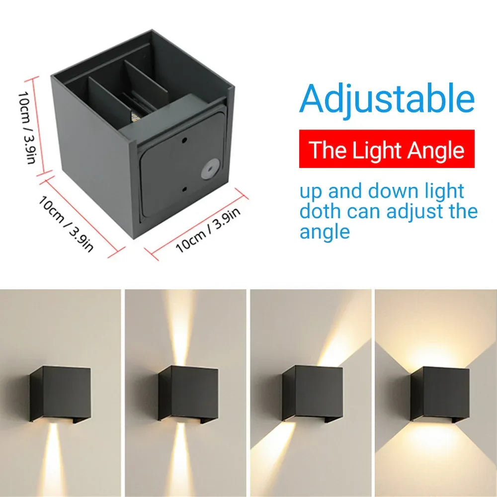 Tavvitaimp18 smart outdoor LED wall lights with app control. Voice activated, weather-resistant for stylish patios.