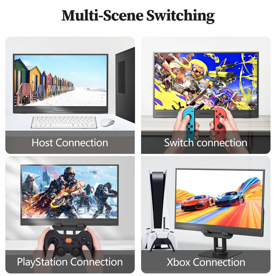 Expand productivity with Tavvitaimp18 13.3-inch Full HD portable USB-C & HDMI monitor. Ideal for dual screens.