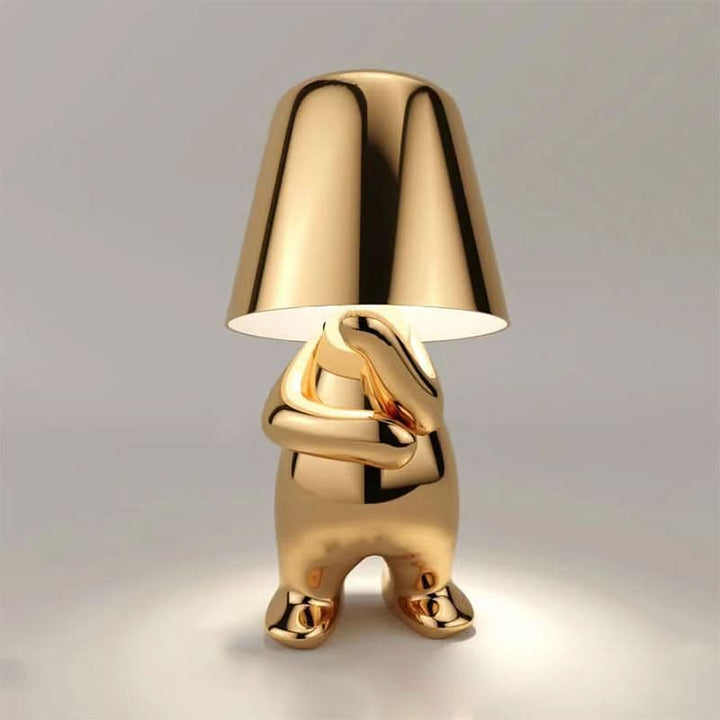 Artistic modern LED table lamp, a unique piece for contemporary home decor and lighting.