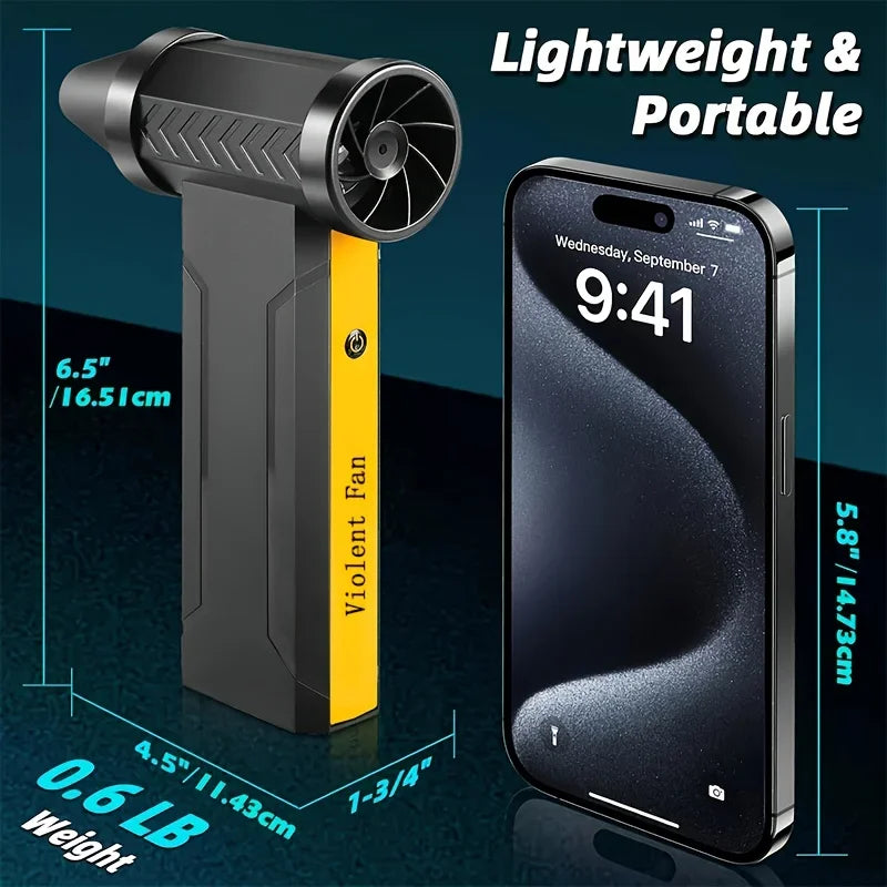 Powerful electronics cleaner, portable & USB rechargeable air duster. Ideal for computers & gadgets.