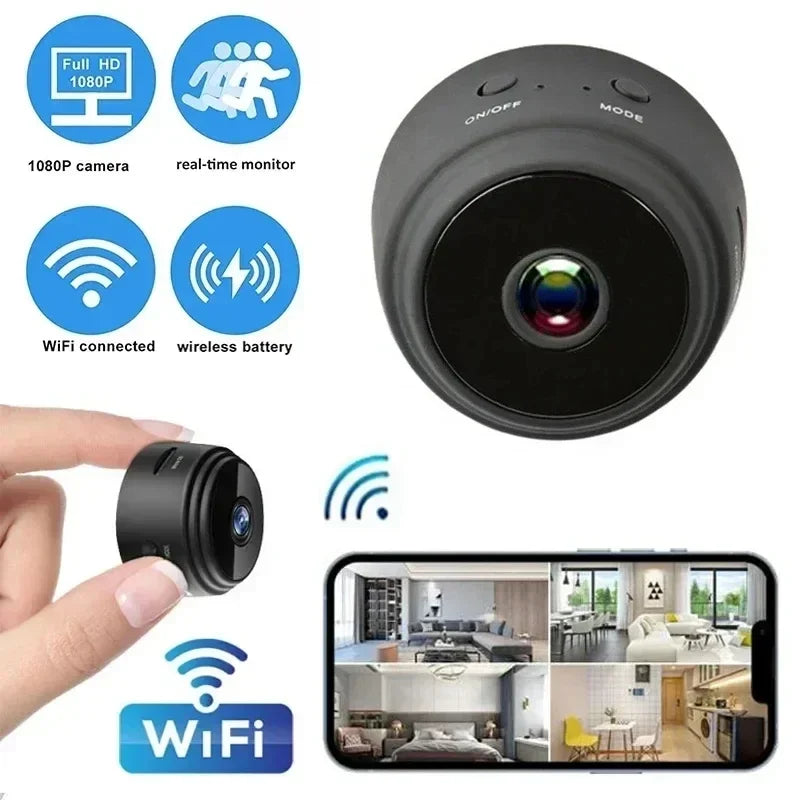 Monitor your home with the Tavvitaimp18 HD wireless surveillance camera, ensuring robust security.