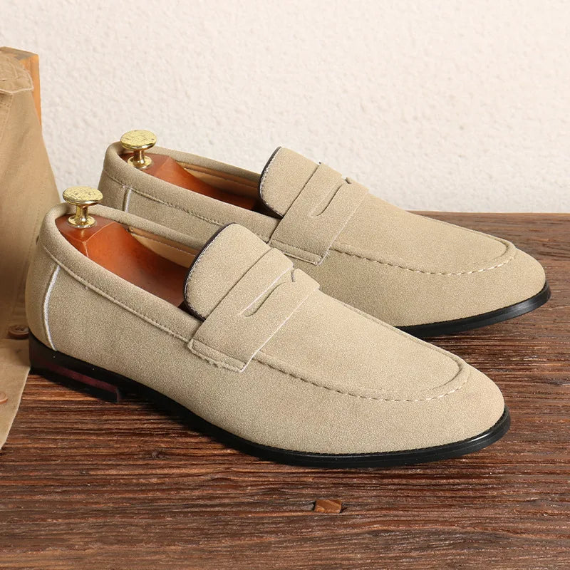 Men's Tuscany slip-on loafers. Classic design, comfortable & stylish for everyday wear.