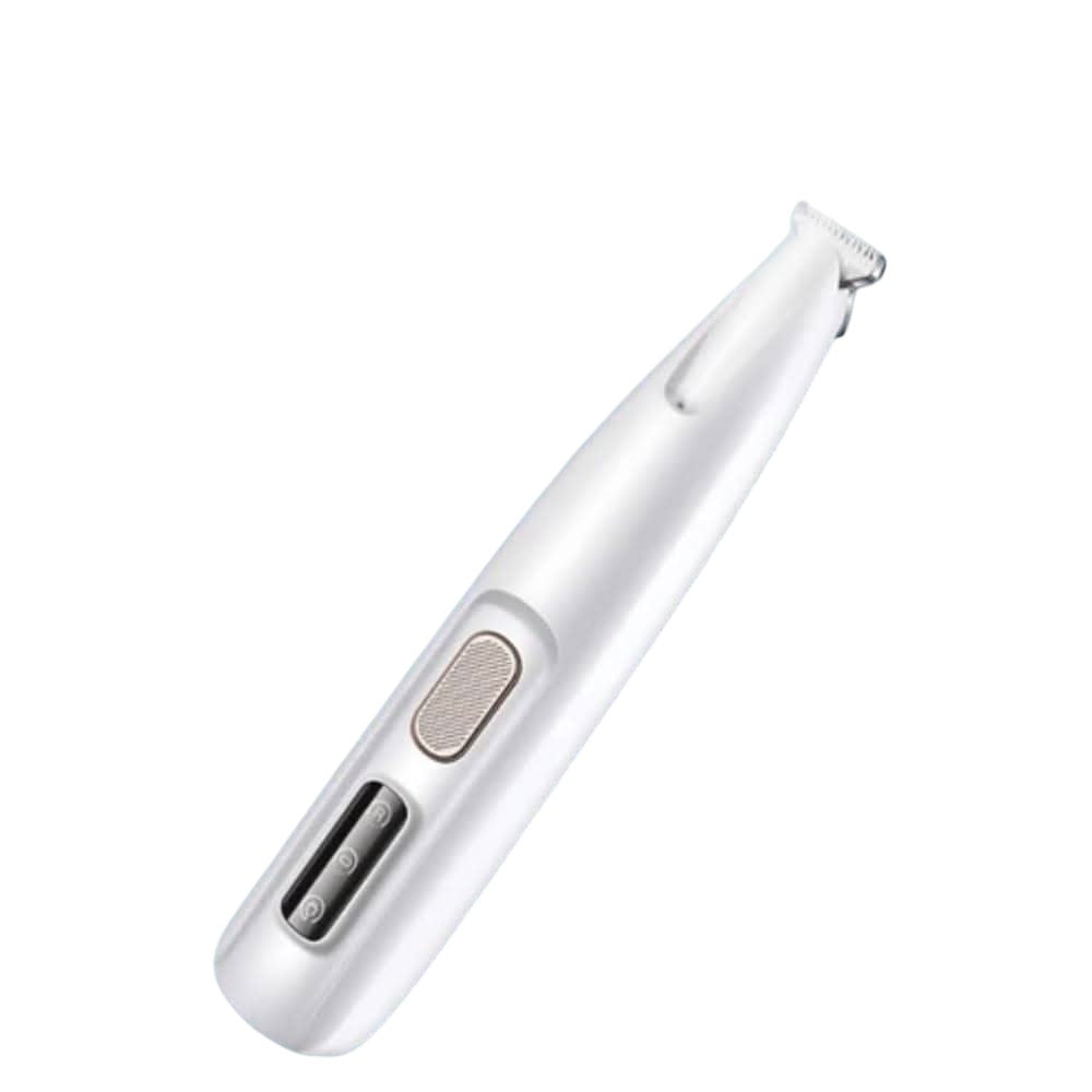 Rechargeable pet grooming clippers for dogs & cats. Safe, gentle fur trimmer for paws, face & sensitive areas.