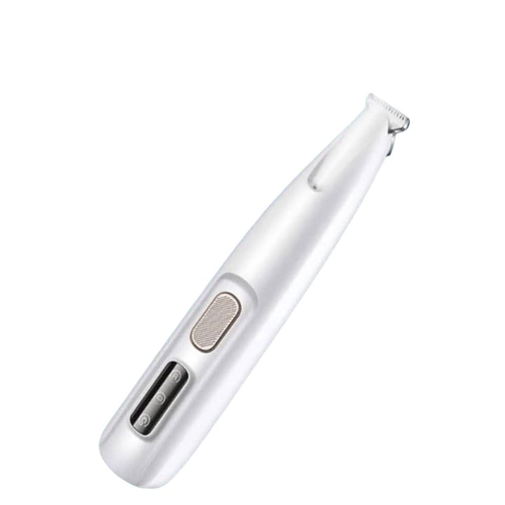 Rechargeable pet grooming clippers for dogs & cats. Safe, gentle fur trimmer for paws, face & sensitive areas.