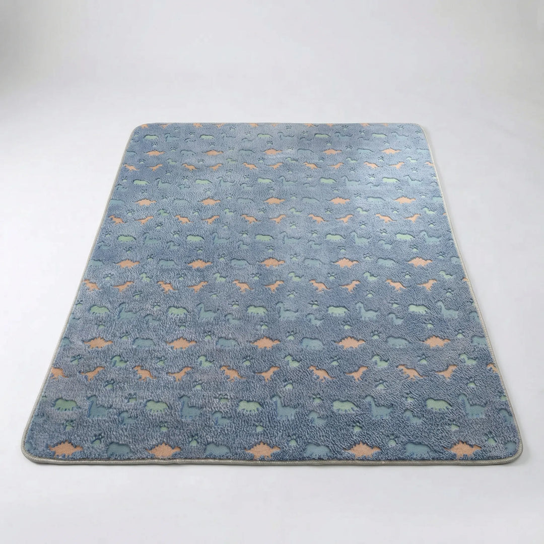 Statement Flowique wave pattern area rug for modern living room decor. Whimsical & soft.