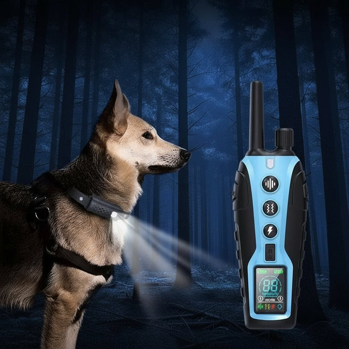 Remote Dog Training Collar for effective obedience training, waterproof design, and 1.25-mile long range control.