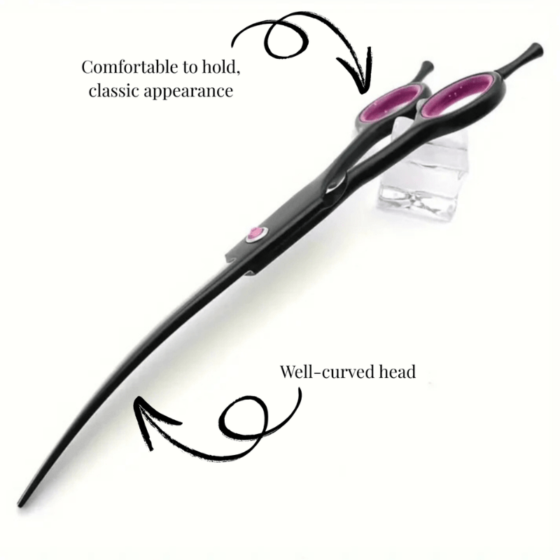 Dog & cat grooming kit featuring professional grooming scissors, clippers, comb. Essential pet supplies for coat care.