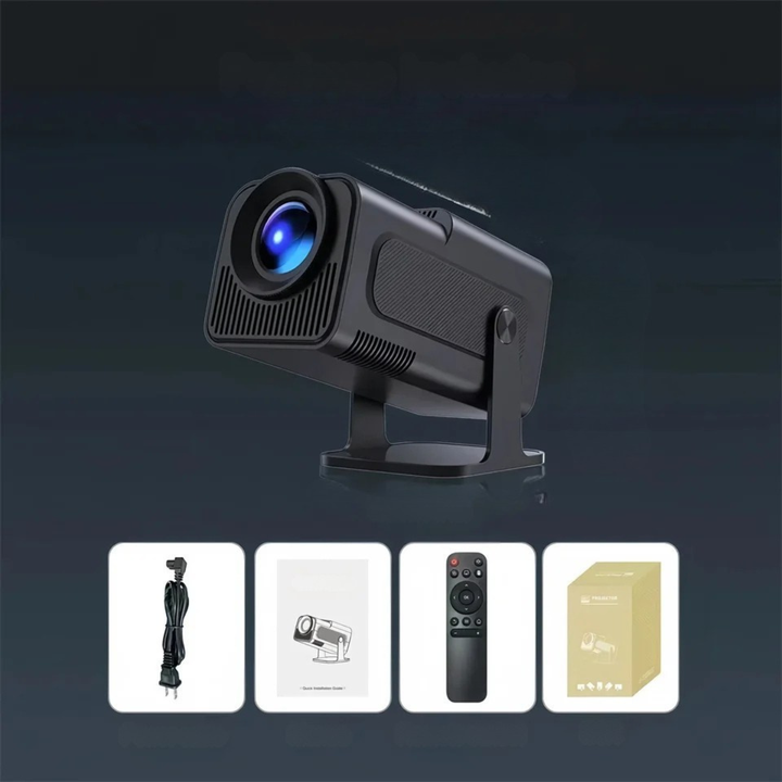 Tavvitaimp18 Smart Portable Projector for home theater & outdoor cinema. Compact 1080p/4K Android projector.