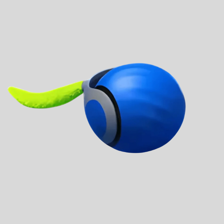 Smart interactive rolling ball cat toy for playful exercise. Motion-activated, rechargeable, perfect for indoor cats.