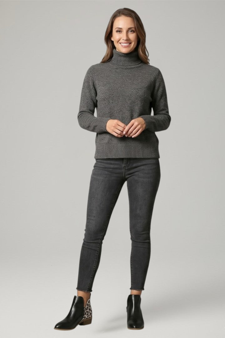 Fashionable ladies' walking boots with a convenient side zipper and sturdy low heel, ideal for winter outfits.
