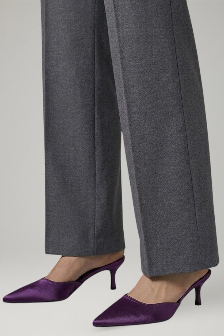 Fashionable women's pointed toe stiletto mules, chic heels perfect for modern fashion.