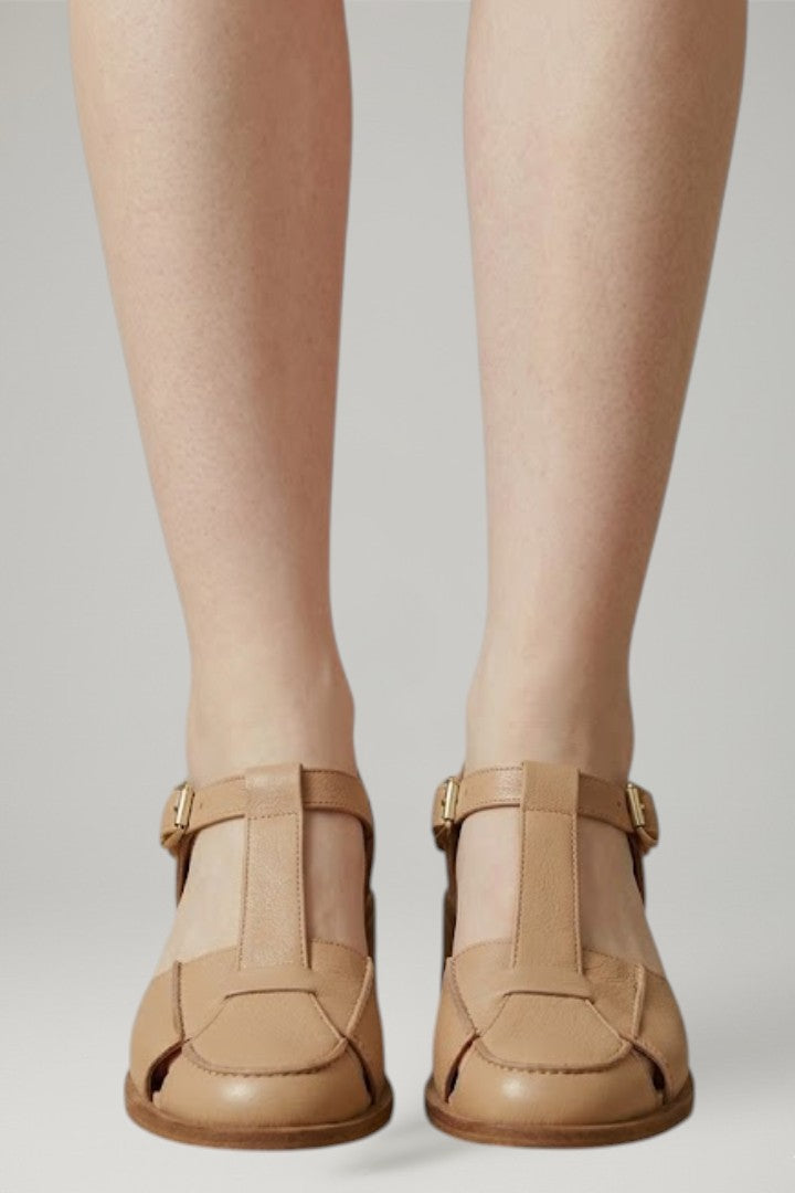 Stylish women's open-toe Mary Jane sandals with an adjustable strap for comfortable all-day wear.