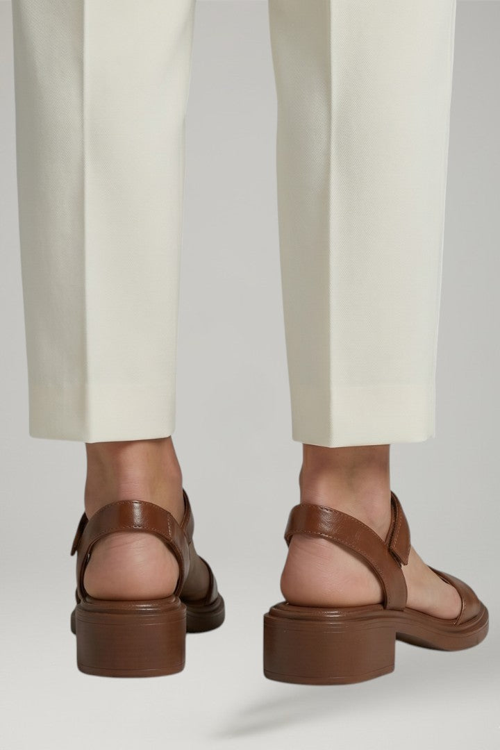 Women's comfortable footwear: orthopaedic sandals, arch support, adjustable straps & a chic block heel.